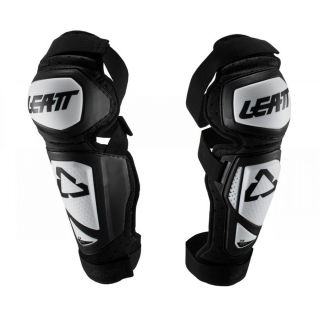 a Chrániče kolen a holení Leatt Knee Shin Guard EXT 3.0 barva bílá/černá velikost S/M 