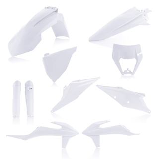 Sada plastů ACERBIS FULL KIT pro KTM EXC/EXCF 2020-2022 bílá 