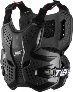 A Hrudní/zádový chránič LEATT 3.5 Chest Protector barva černá velikost L/XL pro jezdce o váze 70–90 kg  