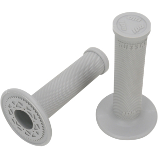 Motokrosové jednovrstvé rukojeti - mx gripy ODI RUFFIAN MX SINGLE PLY GRIPS bez vaflí, zavřené konce, barva šedá  