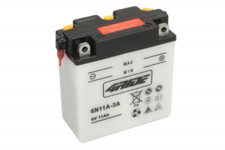 Motobaterie 6N11A-3A 4RIDE 6 V / V 132 mm, Š 62 mm , D 122 mm 