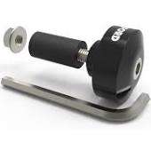 a Závaží řídítek OXFORD OX593 Bar Ends 1 s redukcí pro vnitřní průměr 13 a 18 mm (vnější 22 a 28,6 mm) barva černá 