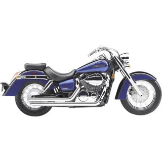 Kompletní výfuk motocyklu COBRA STREET ROD STRAIGHTCUT pro HONDA  VT 600 SHADOW VLX rok 1988-2007 barva chromová 