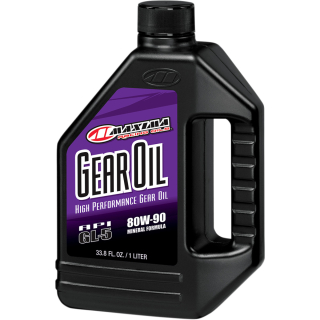 A Olej MAXIMA RACING OIL PREMIUM GEAR OIL 80W90 HIGH PERFORMANCE GEAR OIL obsah 1 litr 