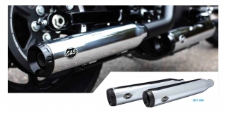 Koncovky výfuku S&S CYCLE Grand National pro HARLEY-DAVIDSON SPORTSTER 2014-2020 barva chromová