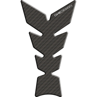 Samolepka - tank pad na nádrž motocyklu ONEDESIGN TANKPAD MOON MATT CARBON 123mm x 213,8mm 