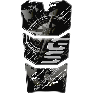 A Samolepka - tank pad na nádrž motocyklu ONEDESIGN TANKPAD BÍLÁ pro BMW R1200 GS 109,8mm x 199,4mm