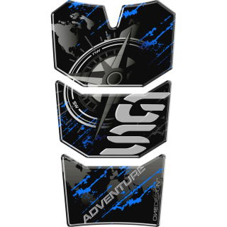 A Samolepka - tank pad na nádrž motocyklu ONEDESIGN TANKPAD MODRÝ pro BMW R1200 GS 109,8mm x 199,4mm