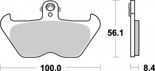 Brzdové destičky BMW R 1100 RS 94-01
