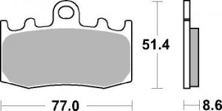 Brzdové destičky BMW R 1100 S 01-06